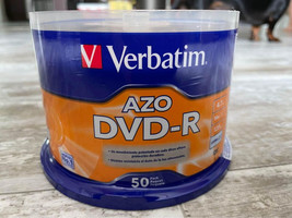 New Verbatim 50 Pack DVD-R 120 Minutes - $14.99