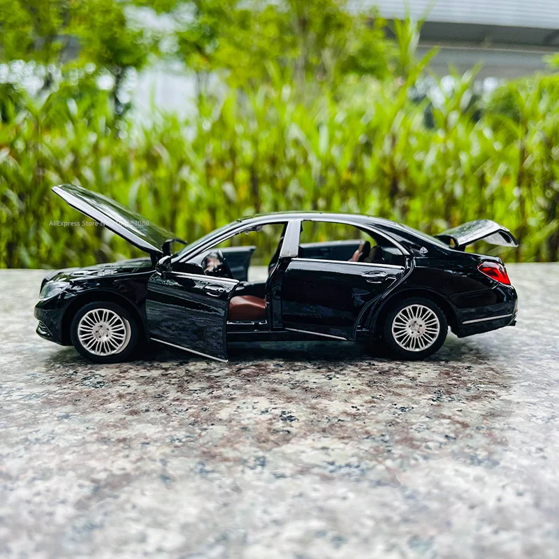 Msz 1 32 mercedes benz s600 alloy car model children s toy car die casting with thumb200