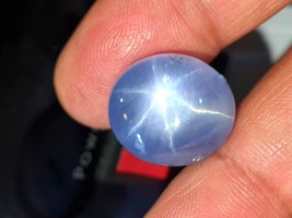 PREMIUM-34.62 cts Natural Star Sapphire with very clean astrism from Sri Lanka - £15,587.44 GBP