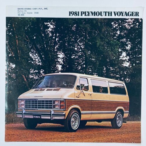 1981 Plymouth Voyager Dealer Showroom Sales Brochure Guide Catalog - $9.45