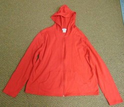 Womens Jacket GW Sports Red Up Long Sleeve Hoodie Plus-size 1X - $34.65
