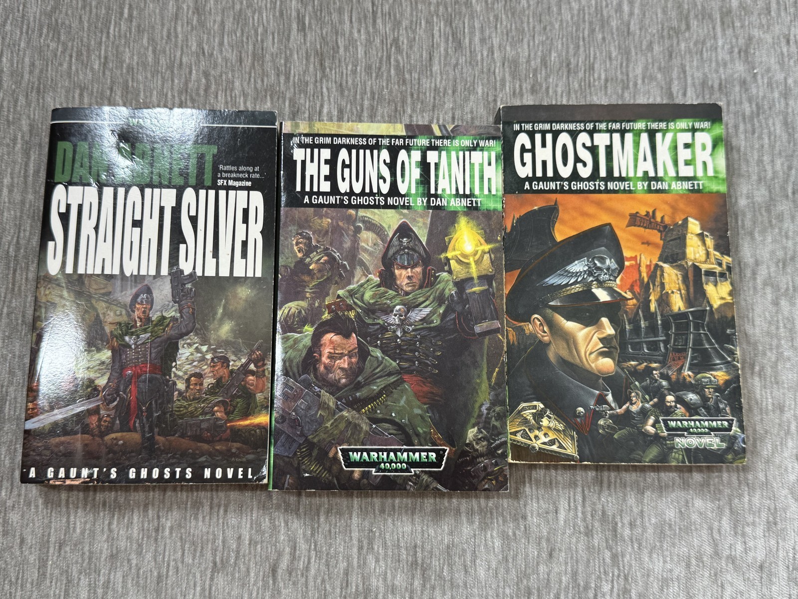 Warhammer 40k Paperback Book Lot of 5 Novels Dan Abnett Sci-Fi Fantasy 40,000 Item image 3