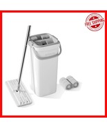 Dual-Side Mop and Bucket Set with Self-Cleaning Feature &amp; 2 Microfiber Pads - €39,85 EUR