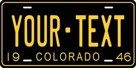 Colorado 1946 Personalized Tag Vehicle Car Auto License Plate - £13.13 GBP