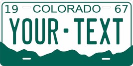 Colorado 1967 Personalized Tag Vehicle Car Auto License Plate - £13.13 GBP