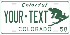 Colorado 1958 Personalized Tag Vehicle Car Auto License Plate - £13.19 GBP