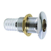 Perko 1-1/8&quot; Thru-Hull Fitting f/ Hose Chrome Plated Bronze Made in the USA - £53.90 GBP