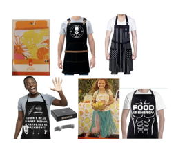 Aprons Cooking Grilling Fun Aprons For Kids &amp; Adults Pick From Aprons Listed NEW - £10.26 GBP+