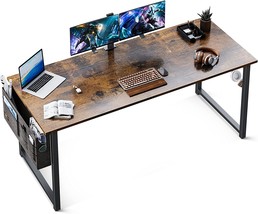 Odk 63 Inch Super Large Computer Writing Desk Gaming Sturdy Home Office, Vintage - £124.40 GBP