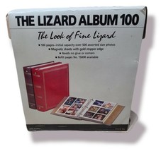 The Lizard Photo Album From The Galleria Collection 3 Ring Magnetic 100 ... - $24.62