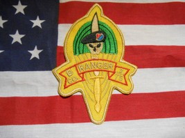 Us Army B Co Ranger Us 2nd Battalion 75th Infantry Regiment Black Beret Patch - £6.29 GBP