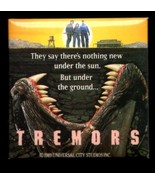 TREMORS BUTTON PIN 2 X 2 INCH  RARE - $10.87 CAD