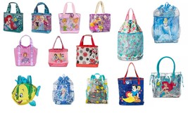 Disney Store Swim Bag Ariel Elsa Anna Sofia Minnie Cinderella Tinker Bell Aurora - £31.92 GBP