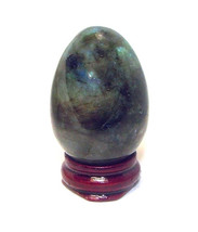 Labradorite Crystal Egg Stone Quality Healing Reiki Aura Yoni Mineral Rock - $40.00