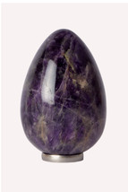 Amethyst Egg Crystal Healing Stone Purple Healing Reiki Aura Yoni Minera... - €34,73 EUR