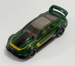Hot Wheels 2016 Custom &#39;15 Ford Mustang Green Then and Now Series Car Ve... - $61.51 MXN
