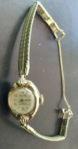 GREWACO Ladies Gold Watch 17 Jewels Needs Battery - $7.82