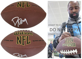 Darrelle Revis HOF New York Jets signed NFL football exact proof COA autographed - £154.06 GBP