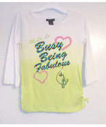 Baby Phat Girls Shirt Busy Being Fabulous Size Large 10-12  NWT - £9.86 GBP