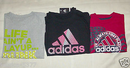 Boys Adidas TShirts 3 to Choose From Sizes 6, or M 10-12 NWT - $11.19