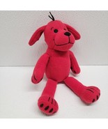 Clifford Red Dog Baby Rattle Plush 1997 Side Kicks Scholastic 10&quot; - £38.99 GBP