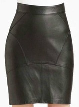 Skirt Leather Women Size S Mini Black Look Pencil Skirts Dress Short Bod... - £65.12 GBP+