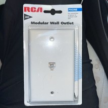 RCA TP247WHR Phone Jack Wall Plate, New Sealed! Pack of 1 - $10.16