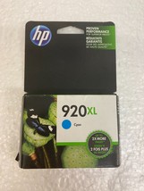 Genuine OEM  HP 920XL Cyan High Yield Ink Cartridge CD972AN / New - Exp ... - $7.95
