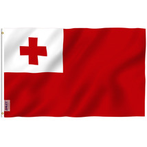 Anley 3x5 Feet Tonga Flag - Tongan Flags Polyester - £6.20 GBP