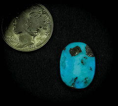 4.5 cwt. Vintage Persian Turquoise Cabochon - £14.38 GBP