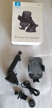 Wireless Car Charger CB-1005 With C-Type Data Charge Cable - Black - $13.65 CAD