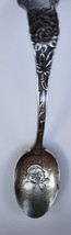 Antique Sterling Silver Curved Handle Childs Spoon Cherub Embossed Bowl   24.89g - $37.51