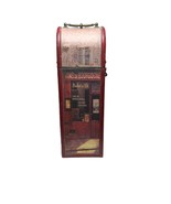 Decorative Wood Box Vins deBourgogne Wine Gift Box Felt Lining - $461.34 MXN