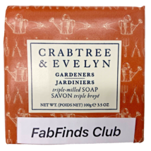 Crabtree &amp; Evelyn Gardeners Bar Soap Triple Milled 3.5oz Face,Hand,Body - £8.65 GBP