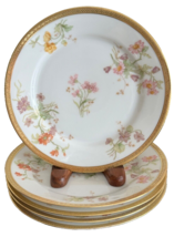 5 Antique Elite Works 1896-1920 Limoges France 6 3/8&quot; Porcelain Bread Plates - $74.25