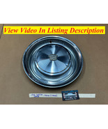 OEM 76 Cadillac Deville 15&quot; HUB CAP WHEEL COVER WITH CREST EMBLEM - (1 H... - $79.19