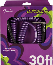 Fender J Mascis 30&#39;, Purple Coiled Instrument Jack Guitar Cable - Dinosa... - $73.14