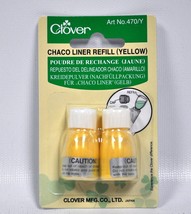 Clover Chaco Liner Chalk Refill Yellow - $6.36