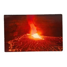 Postcard Eruption Of Kilauea Volcano Halemaumau Firepit Molten Lava HI C... - $9.20