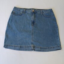 Lee Regular Fit Women’s Size 16M Blue Mid-Rise Denim Skort 112315513 image 12