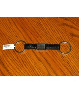 Brighton Key Chain Fob Black Leather Santa Fe Valet Keychain E00113OS  - £14.34 GBP
