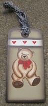 WD1462 - Teddy Bear Gift Wood Tag  - £1.53 GBP