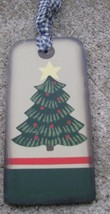 WD1465 - Christmas Tree Wood Tag - £1.99 GBP