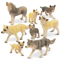 Forest Animals Toy Figurines - Plastic Jungle Zoo Animal Figurines For Kids Boys - £22.72 GBP