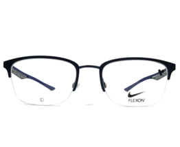 Nike with Flexon Eyeglasses Frames 4316 410 Satin Navy Deep Royal Blue 5... - £85.64 GBP