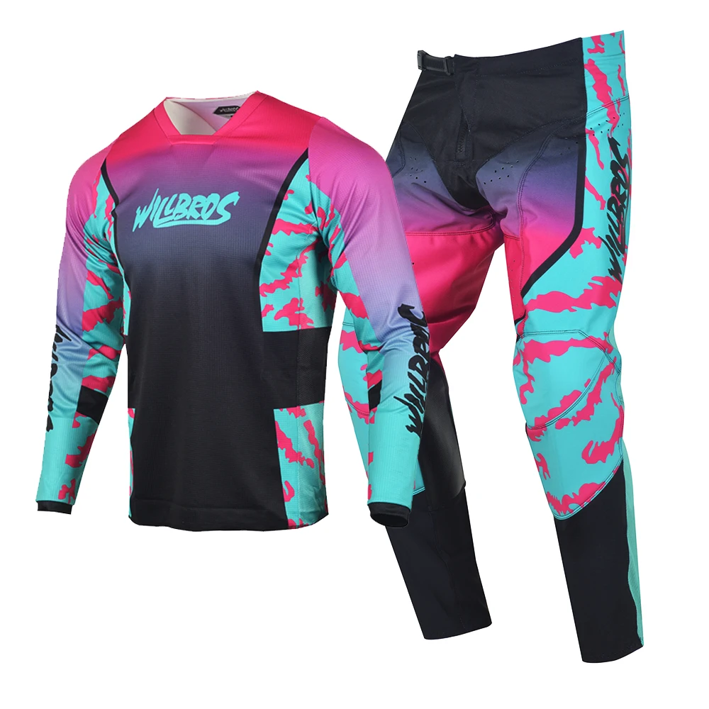 Willbros 180 Dirt Bike Jersey Pants Combo Offroad Motocross Bicycle Mountain - £77.78 GBP+
