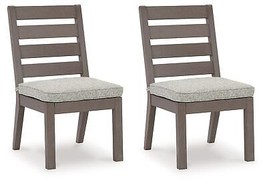 Hillside Barn - Gray / Brown - Chair With Cushion (Set of 2) - £357.40 GBP