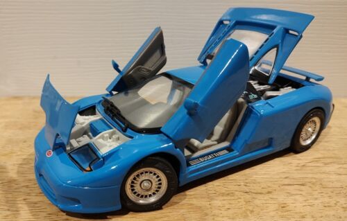 Anson Bugatti 110 1/18 Scale Die Cast Model - Blue - $19.34