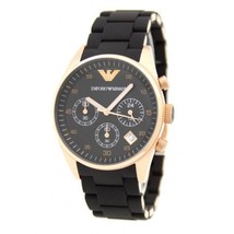 Emporio Armani Women's AR5906 Fashion Black Dial Watch - $120.99