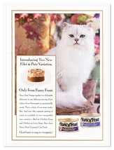Friskies Fancy Feast Gourmet Cat Food Vintage 1997 Full-Page Print Magazine Ad - £7.77 GBP